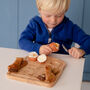 Personalised Egg Toast Chopping Board And Enamel Mug, thumbnail 8 of 11