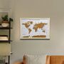 World Map With Pins Gifts For Travellers, thumbnail 6 of 10