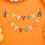 Colourful Happy Birthday Bunting Cake Topper, thumbnail 3 of 3