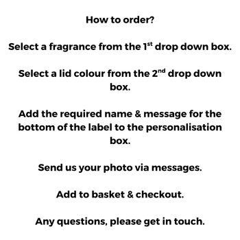 Personalised Photo Birthday Soy Wax Candle Gift Choice Of Fragrance, 8 of 10