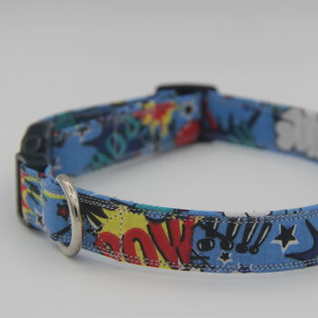 Comic Book Action Dog Collar, 10 of 12