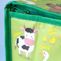 Personalised Farm Animals Green Lunch Bag, thumbnail 5 of 6