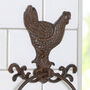 Cast Iron Country Rooster Towel Ring, thumbnail 4 of 12