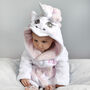 Personalised Soft Baby Unicorn Dressing Gown, thumbnail 3 of 8