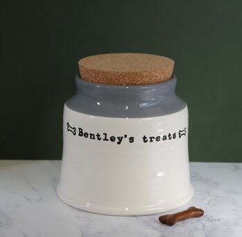 Handmade Personalised Dog Treat Jar, 7 of 8