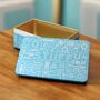 'Stuff' Man Tin Storage Box For Boys/Men In Light Blue, thumbnail 1 of 9