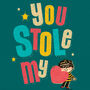 Romantic Love Card ‘You Stole My Heart’, thumbnail 3 of 4