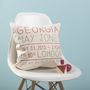 Personalised Baby Details Cushion, thumbnail 1 of 2