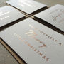 Rose Gold Foiled 'All I Want For Christmas…' Card, thumbnail 3 of 3