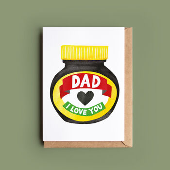Marmite Love You Card For Dad, Daddy Or Grandad, 2 of 4