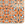 Orange 'Fox Flower' Retro Placemats, thumbnail 2 of 10