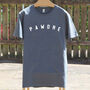 Mens Navy Or Charcoal Pawdre T Shirt, thumbnail 3 of 6