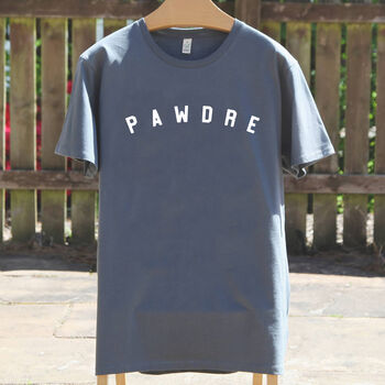 Mens Navy Or Charcoal Pawdre T Shirt, 3 of 6