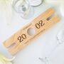 Personalised Wooden Double Wine Glass Holder, thumbnail 3 of 3