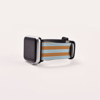 Blue Stripes Apple Watch Band, 6 of 6