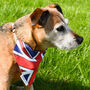 King's Coronation Union Jack Dog Bandana, thumbnail 6 of 7