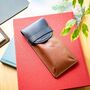 Personalised Pebble Grain Leather Glasses Case Perfect Father's Day Gift, Great Gift For Dad Or Grandad, thumbnail 11 of 11