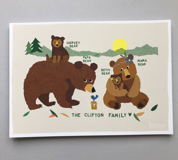 Family Bear Print, 2 of 12