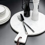 White Marble Round Platter, thumbnail 1 of 2