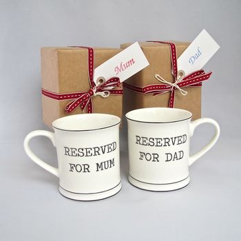 'Reserved For Dad' Mug ~ Boxed, Wrapped, 6 of 6