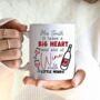Personalised Big Heart To Shape Little Minds Teacher Mug, thumbnail 1 of 2