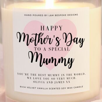 Special Mummy Mother's Day Candle Gift, 4 of 6