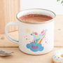 Personalised Children's Unicorn Enamel Mug, thumbnail 3 of 5