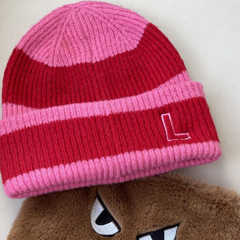 Personalised Candy Beanie Hat, 3 of 3