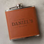Personalised Name Hip Flask Whiskey Gifts For Men Him, thumbnail 7 of 11
