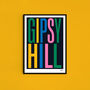 Gipsy Hill Typographic Art Print, thumbnail 1 of 8