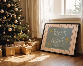 Silent Night Kids’ Christmas Art Print, 2 of 4