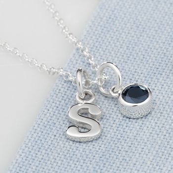 Sapphire Necklace, September Birthstone, 7 of 12