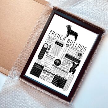 Personalised French Bulldog Trait Fact Print, 7 of 7