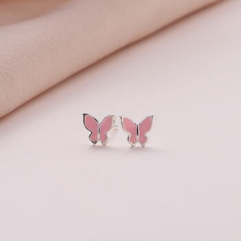 Terrarium Bottle 'Lots Of Love' Butterfly Earrings, 2 of 4