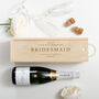 Personalised Bridesmaid / Maid Of Honour Bottle Box, thumbnail 6 of 8