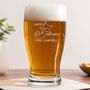 21st Birthday Gift Shooting Star Engraved Pint Glass, thumbnail 2 of 12