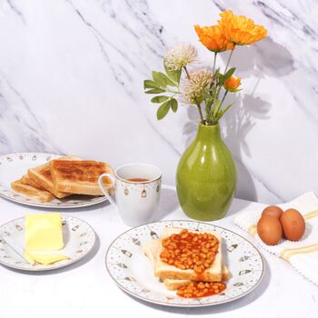 Lantern Gold Plated Dining Bundle Dinner Set, Platters, Bowls And Mugs, 6 of 12
