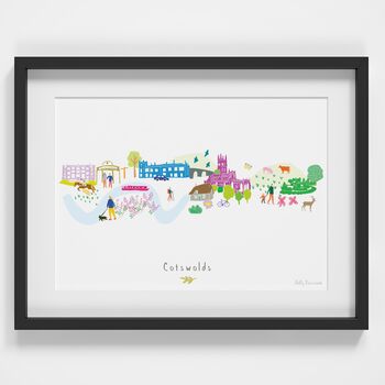Cotswolds Skyline County Art Print, 2 of 3