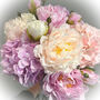 Faux Bouquet Sweet Peonies And Hydrangea Bouque, thumbnail 2 of 2