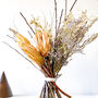 Dried Oat And Ruscus Bouquet With Proteas, thumbnail 4 of 5