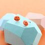 Pumpkin Bright Stud Earrings, thumbnail 1 of 2