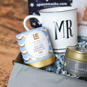 Just Married Mr And Mrs Gift Set, 3 of 6