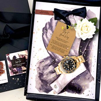 Cologne Scented Personalised 60th Birthday Card For Him Luxury Suit, 8 of 8