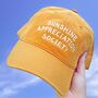 ‘Sunshine Appreciation Society’ Cotton Baseball Cap, thumbnail 6 of 12
