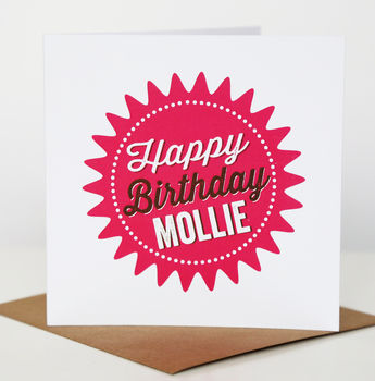 Personalised Happy Birthday Card, 2 of 4