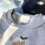 Embroidered Super Cute Mini Christmas Pudding Jumper, thumbnail 6 of 8