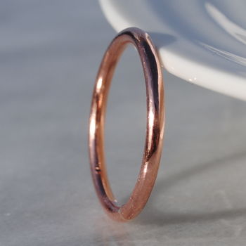 9ct Rose Gold Halo Wedding Ring, 2 of 2