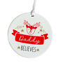 Personalised Believes Christmas Ornament For Adult Or Kids, thumbnail 3 of 7