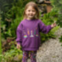 Purple Science Sweatshirt For Kids, thumbnail 5 of 12