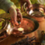 Solid Copper Massage Oil Warmer Pot Set – Spa Tool, thumbnail 3 of 4